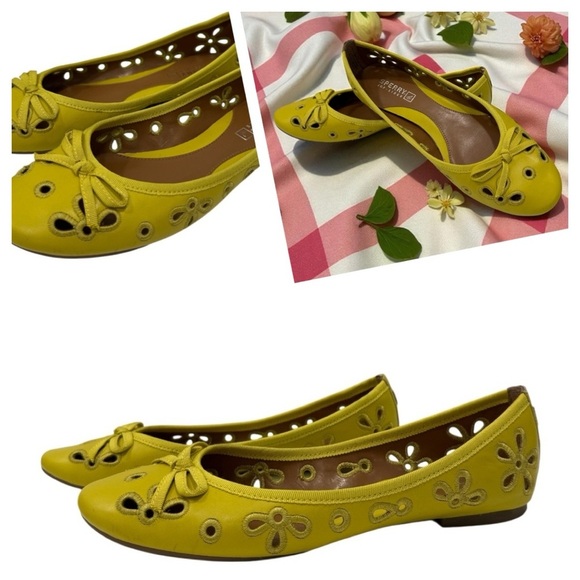 Sperry Yellow Flats Comfortable Loafers size 7 - Picture 1 of 10